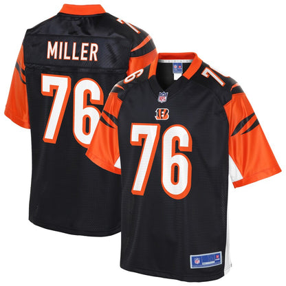 Cincinnati Bengals Wyatt Miller Pro Line Black Football Jersey product image