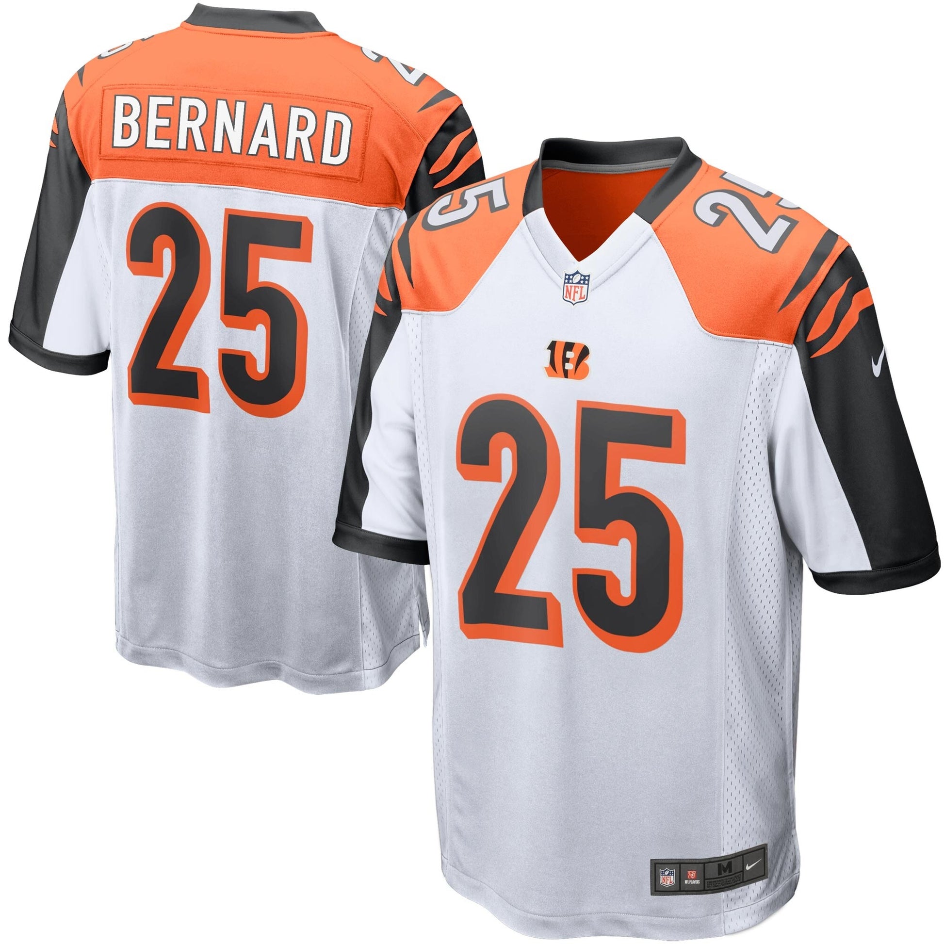 Cincinnati Bengals Giovani Bernard Game White Football Jersey product image