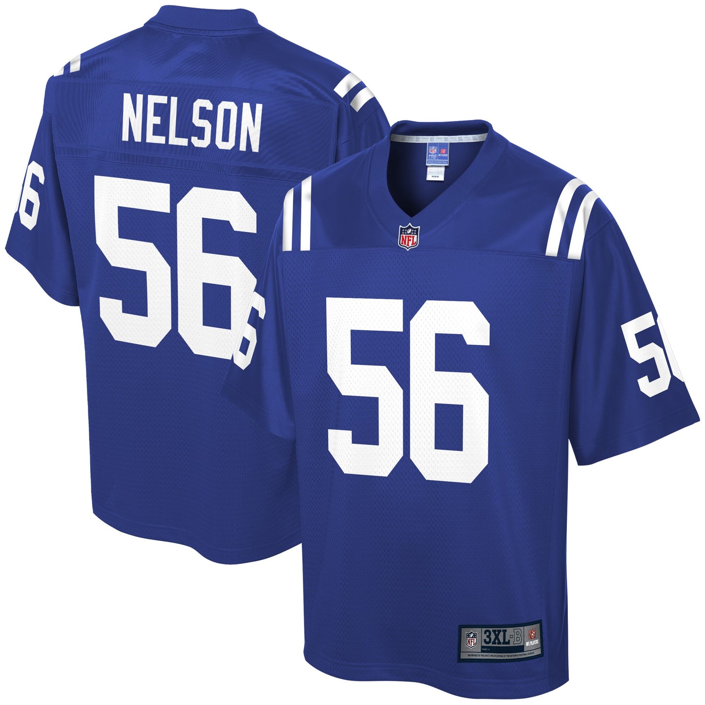 Indianapolis Colts Quenton Nelson Pro Line Big & Tall Royal Football Jersey product image
