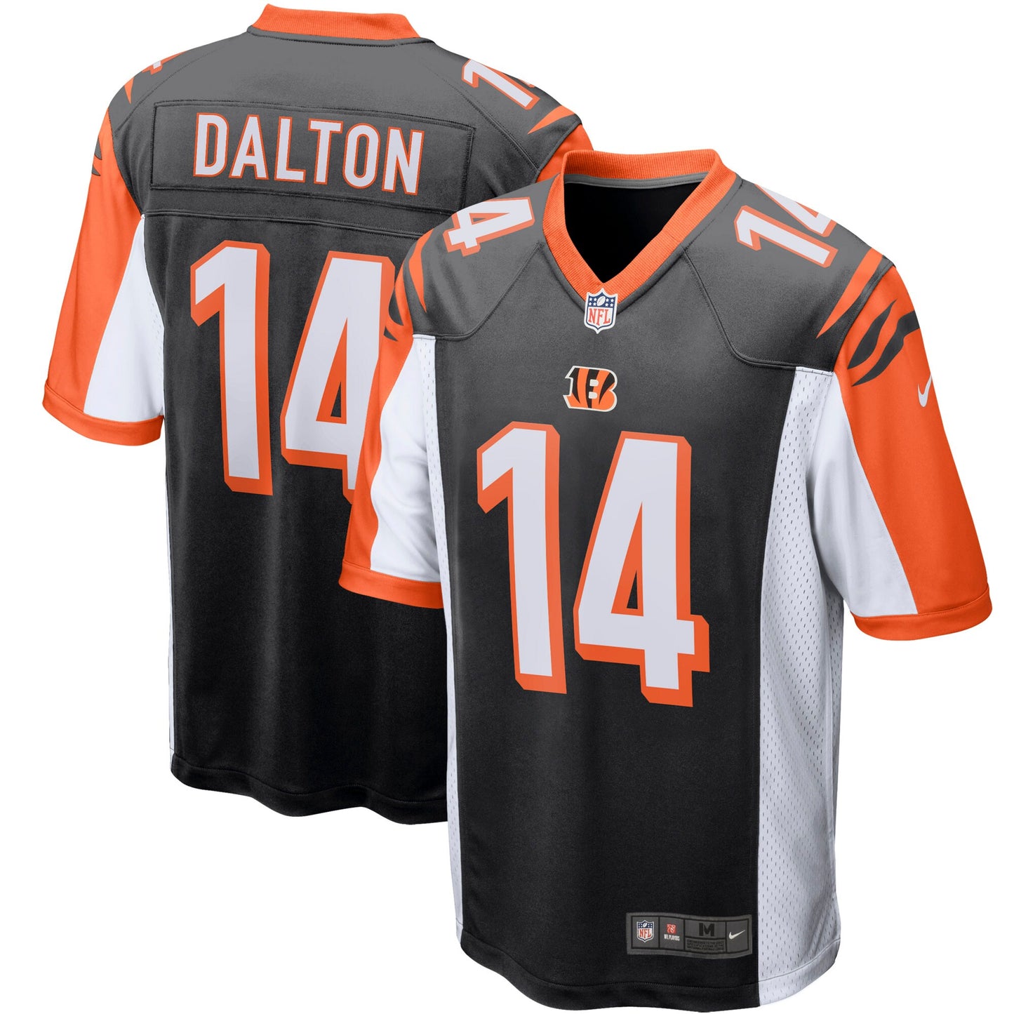 Cincinnati Bengals Andy Dalton Game Black Football Jersey product image