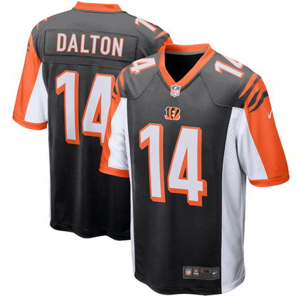 Cincinnati Bengals Andy Dalton Game Black Football Jersey product image