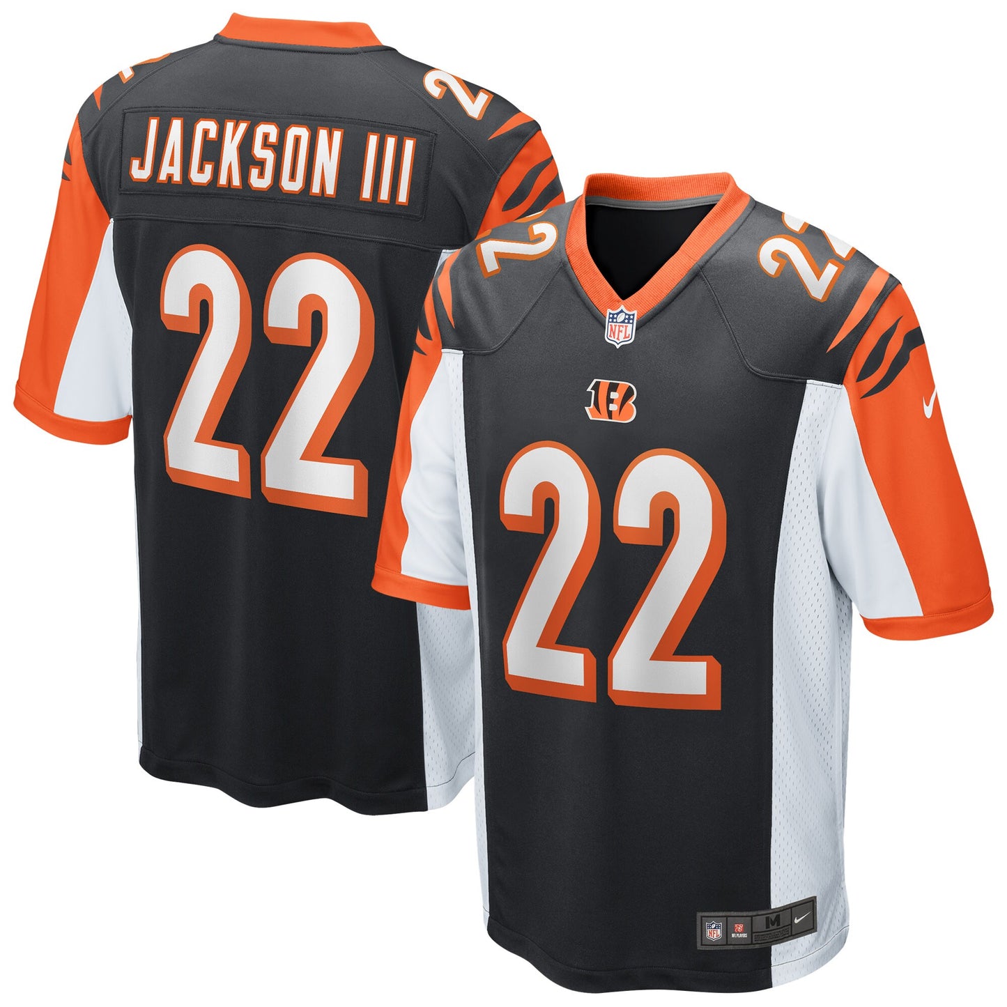 Cincinnati Bengals William Jackson Game Black Football Jersey product image