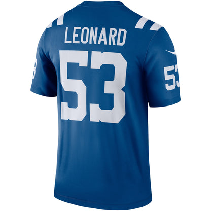 Indianapolis Colts Darius Leonard Royal Football Jersey product image