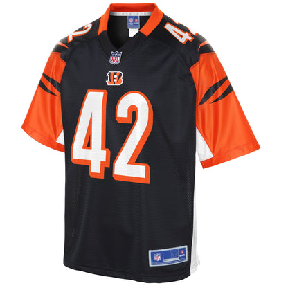 Cincinnati Bengals Clayton Fejedelem Pro Line Big & Tall Black Football Jersey product image