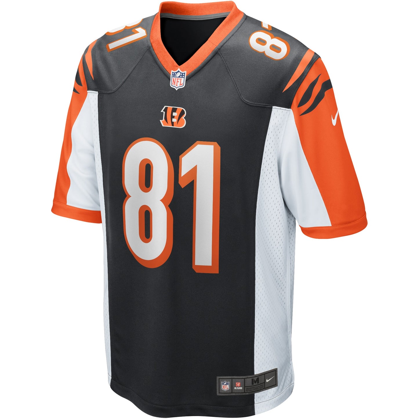 Cincinnati Bengals Carl Pickens Game Black Football Jersey product image