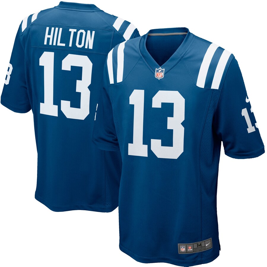 Indianapolis Colts T.y. Hilton Game Royal Football Jersey product image