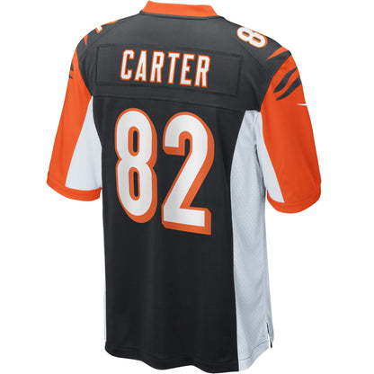 Cincinnati Bengals Cethan Carter Game Black Football Jersey product image