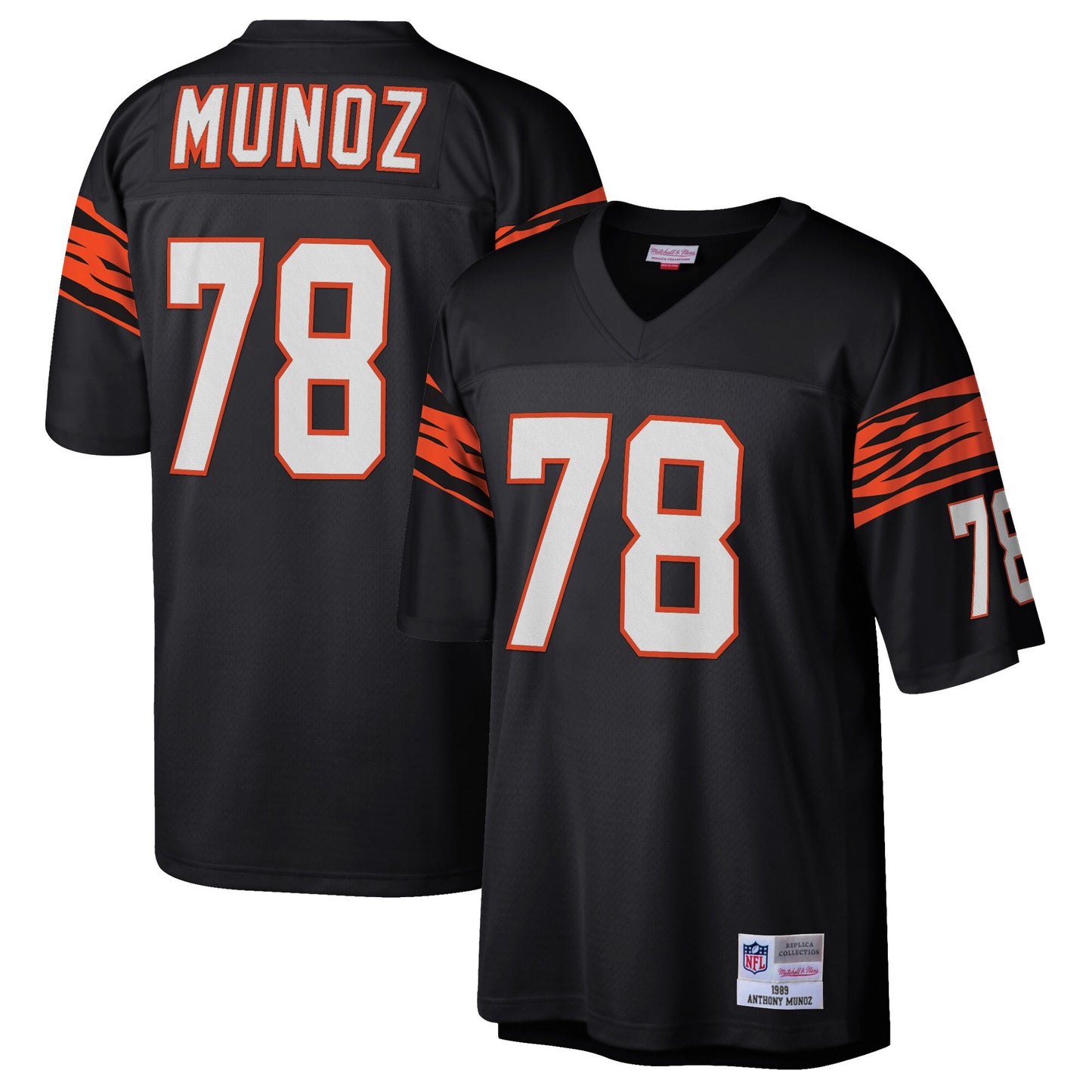 Cincinnati Bengals Anthony Munoz Legacy Black Football Jersey product image