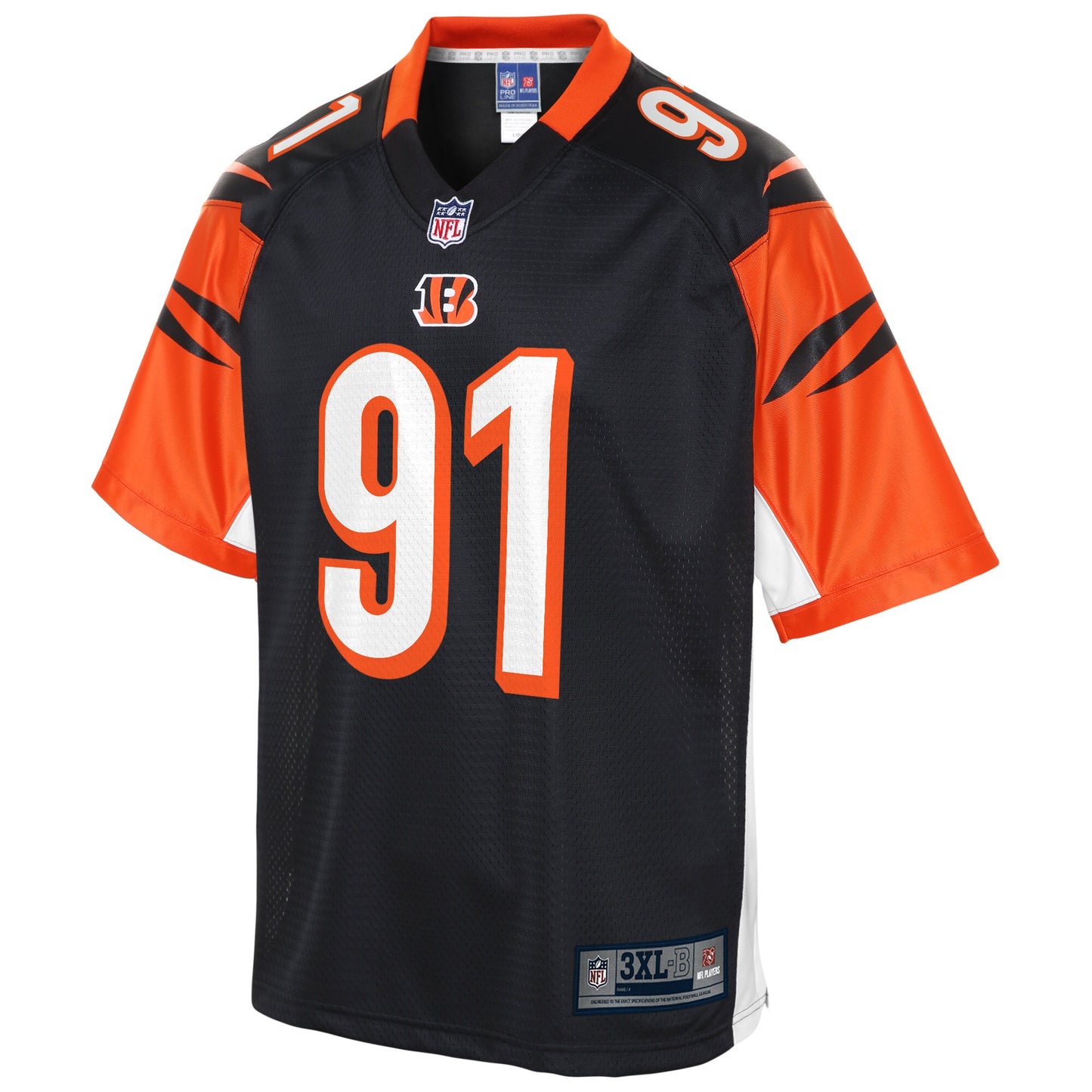 Cincinnati Bengals Josh Tupou Pro Line Big & Tall Black Football Jersey product image