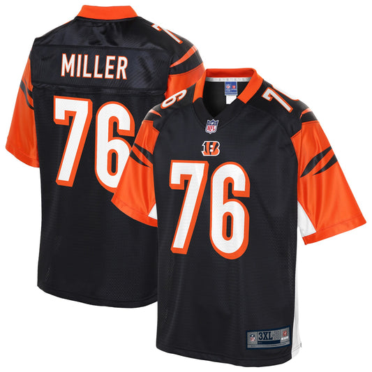 Cincinnati Bengals Wyatt Miller Pro Line Big & Tall Black Football Jersey product image