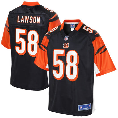 Cincinnati Bengals Carl Lawson Pro Line Big & Tall Black Football Jersey product image