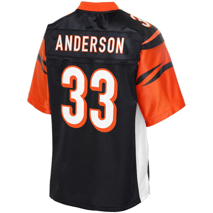 Cincinnati Bengals Rodney Anderson Pro Line Big & Tall Black Football Jersey product image