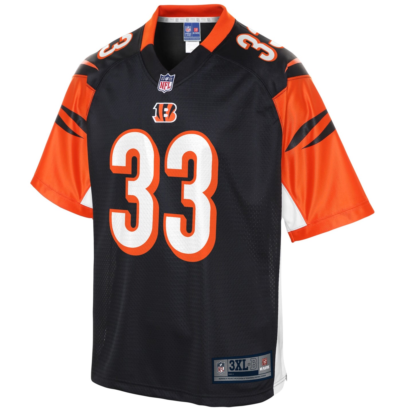 Cincinnati Bengals Rodney Anderson Pro Line Big & Tall Black Football Jersey product image