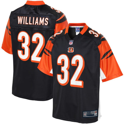Cincinnati Bengals Trayveon Williams Pro Line Big & Tall Black Football Jersey product image