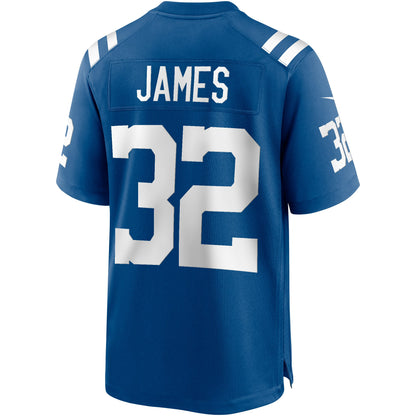 Indianapolis Colts Edgerrin James Game Royal Football Jersey product image