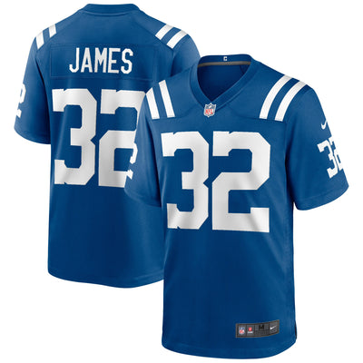 Indianapolis Colts Edgerrin James Game Royal Football Jersey product image