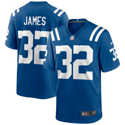 Indianapolis Colts Edgerrin James Game Royal Football Jersey product image
