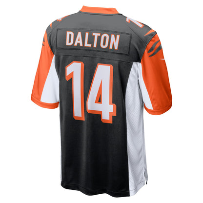 Cincinnati Bengals Andy Dalton Game Black Football Jersey product image