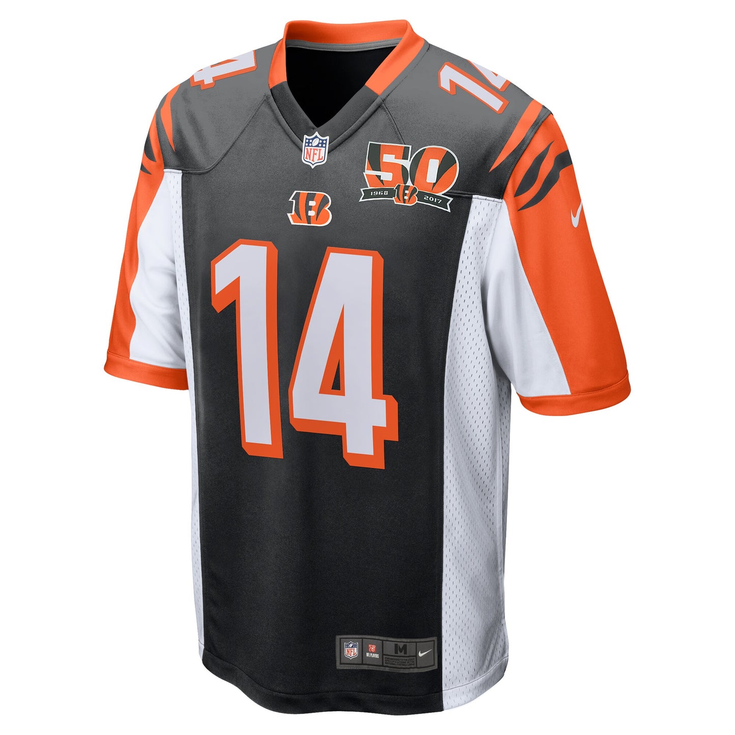Cincinnati Bengals Andy Dalton Game Black Football Jersey product image