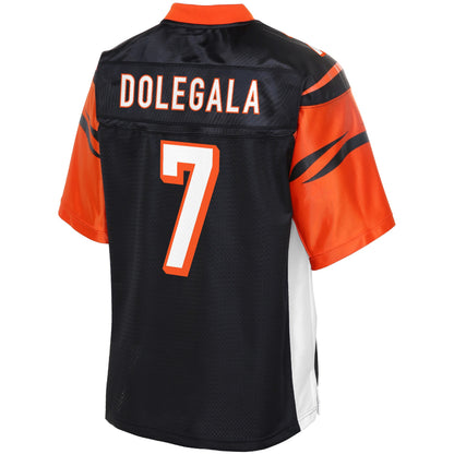 Cincinnati Bengals Jake Dolegala Pro Line Black Football Jersey product image