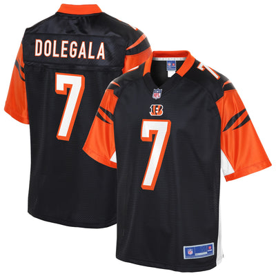 Cincinnati Bengals Jake Dolegala Pro Line Black Football Jersey product image