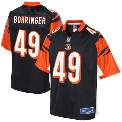 Cincinnati Bengals Moritz Bohringer Pro Line Big & Tall Black Football Jersey product image