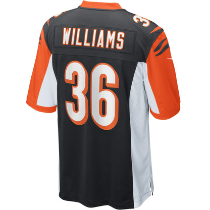 Cincinnati Bengals Shawn Williams Game Black Football Jersey product image