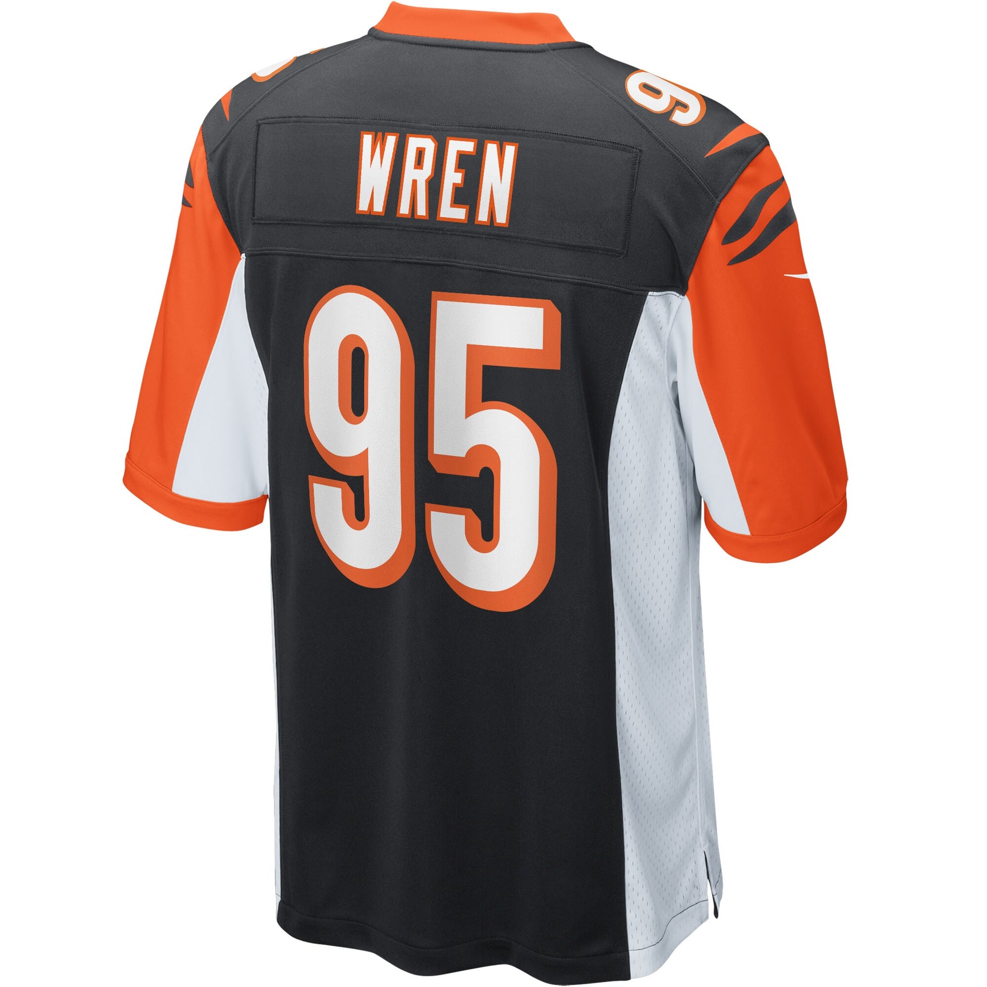 Cincinnati Bengals Renell Wren Game Black Football Jersey product image