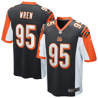 Cincinnati Bengals Renell Wren Game Black Football Jersey product image