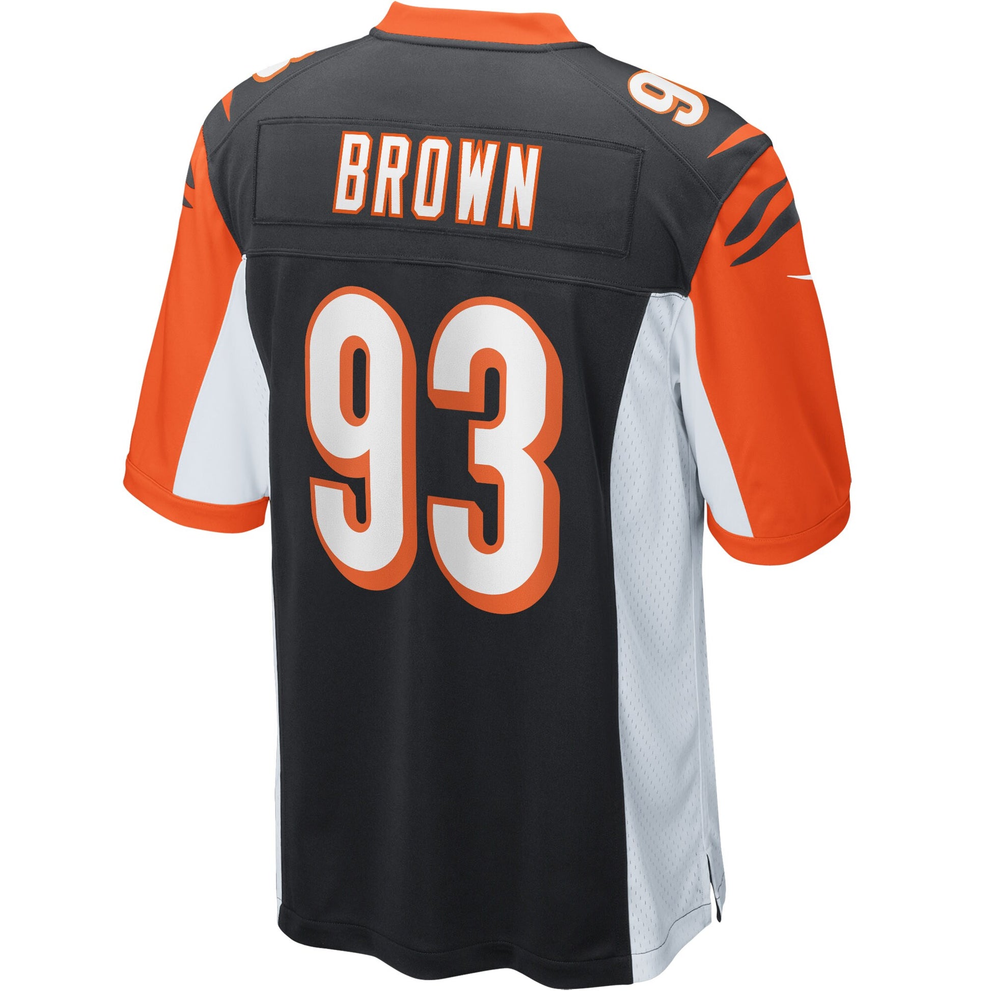 Cincinnati Bengals Andrew Brown Game Black Football Jersey product image