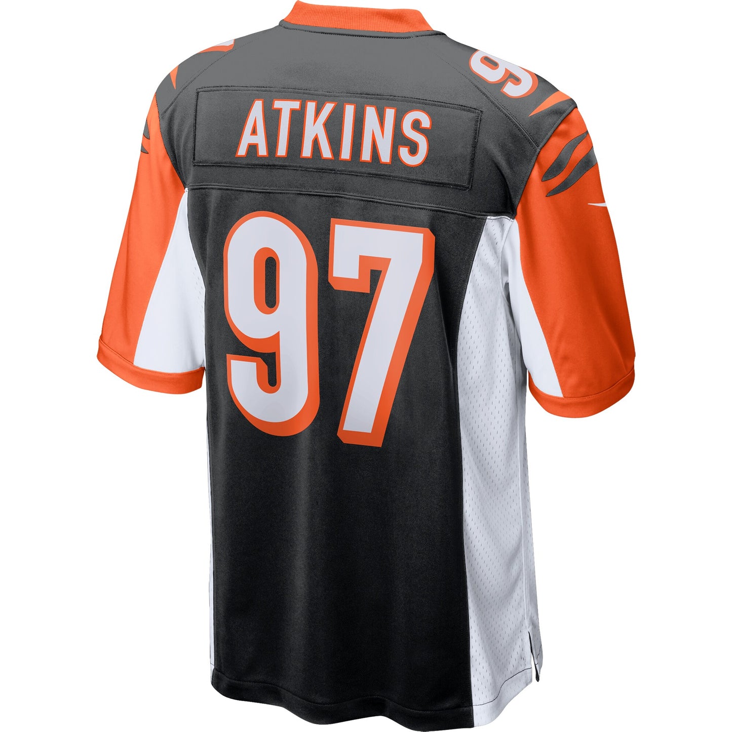 Cincinnati Bengals Geno Atkins Game Black Football Jersey product image
