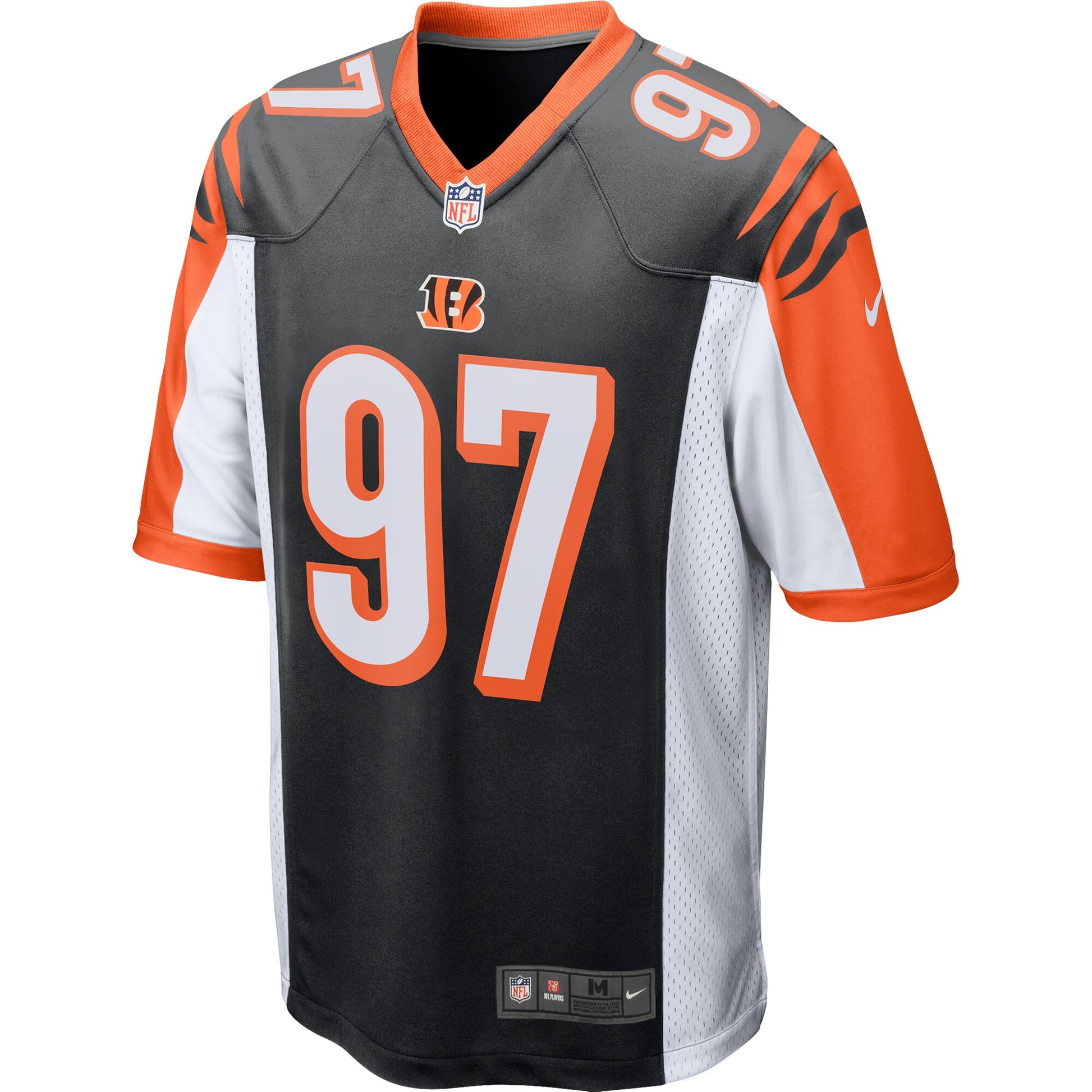 Cincinnati Bengals Geno Atkins Game Black Football Jersey product image