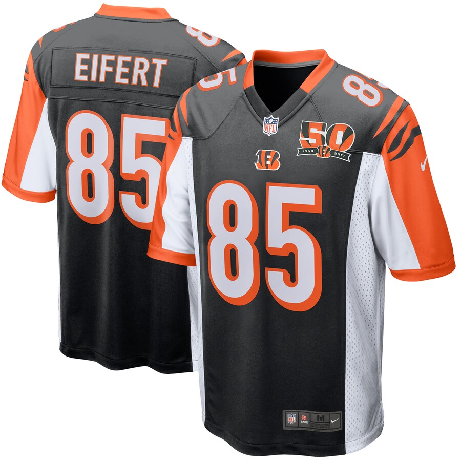 Cincinnati Bengals Tyler Eifert Game Black Football Jersey product image