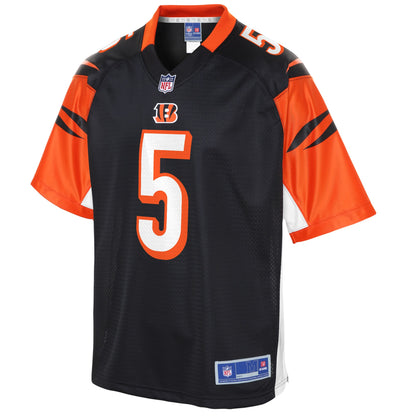 Cincinnati Bengals Ryan Finley Pro Line Black Football Jersey product image