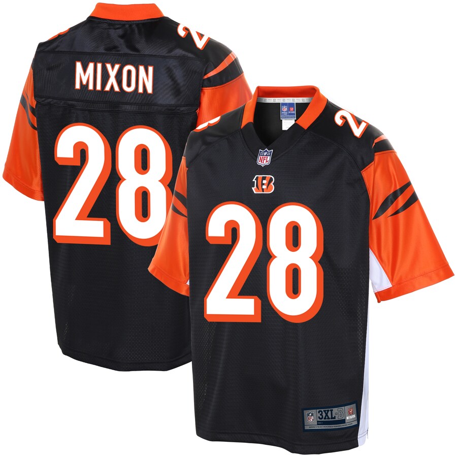 Cincinnati Bengals Joe Mixon Pro Line Big & Tall Black Football Jersey product image