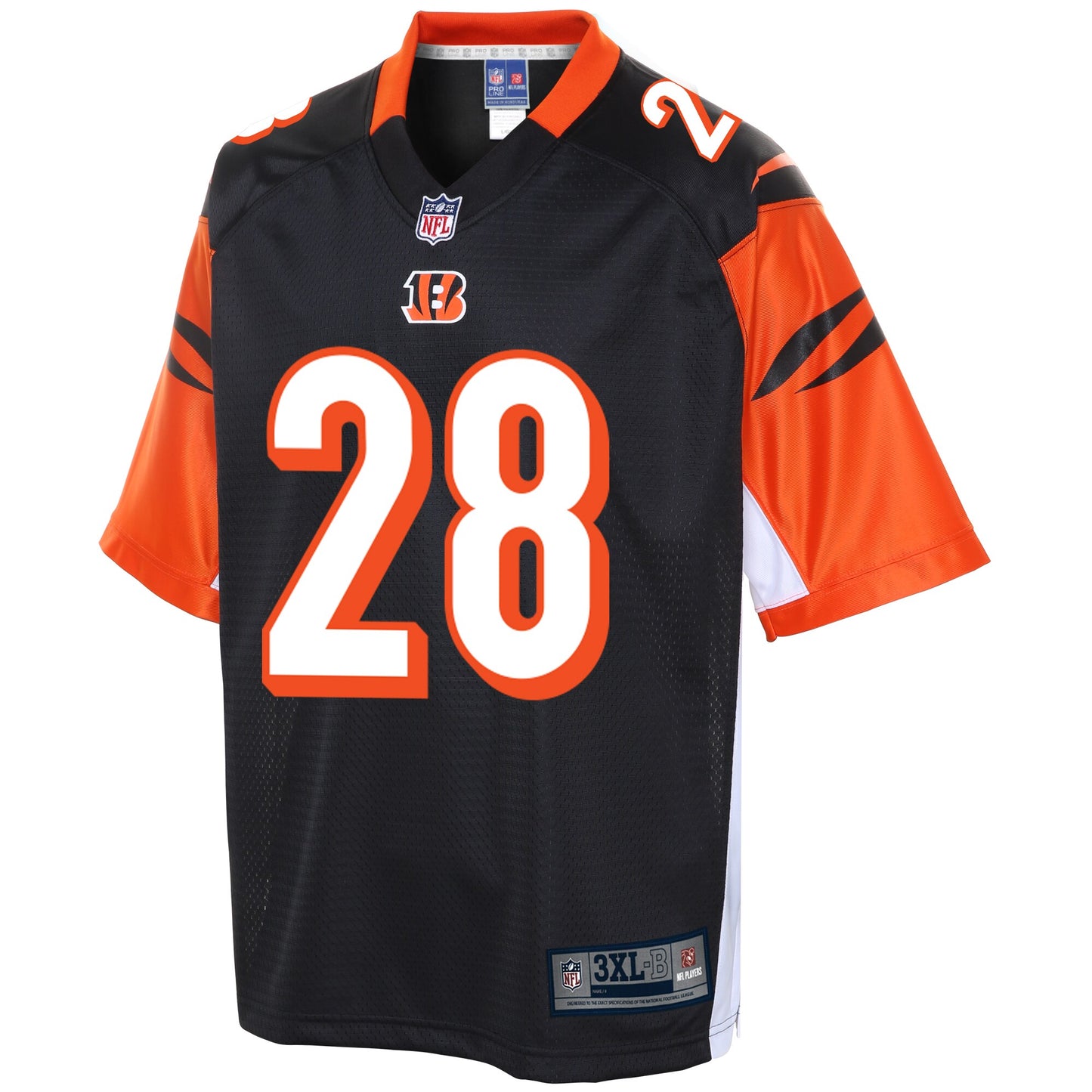 Cincinnati Bengals Joe Mixon Pro Line Big & Tall Black Football Jersey product image