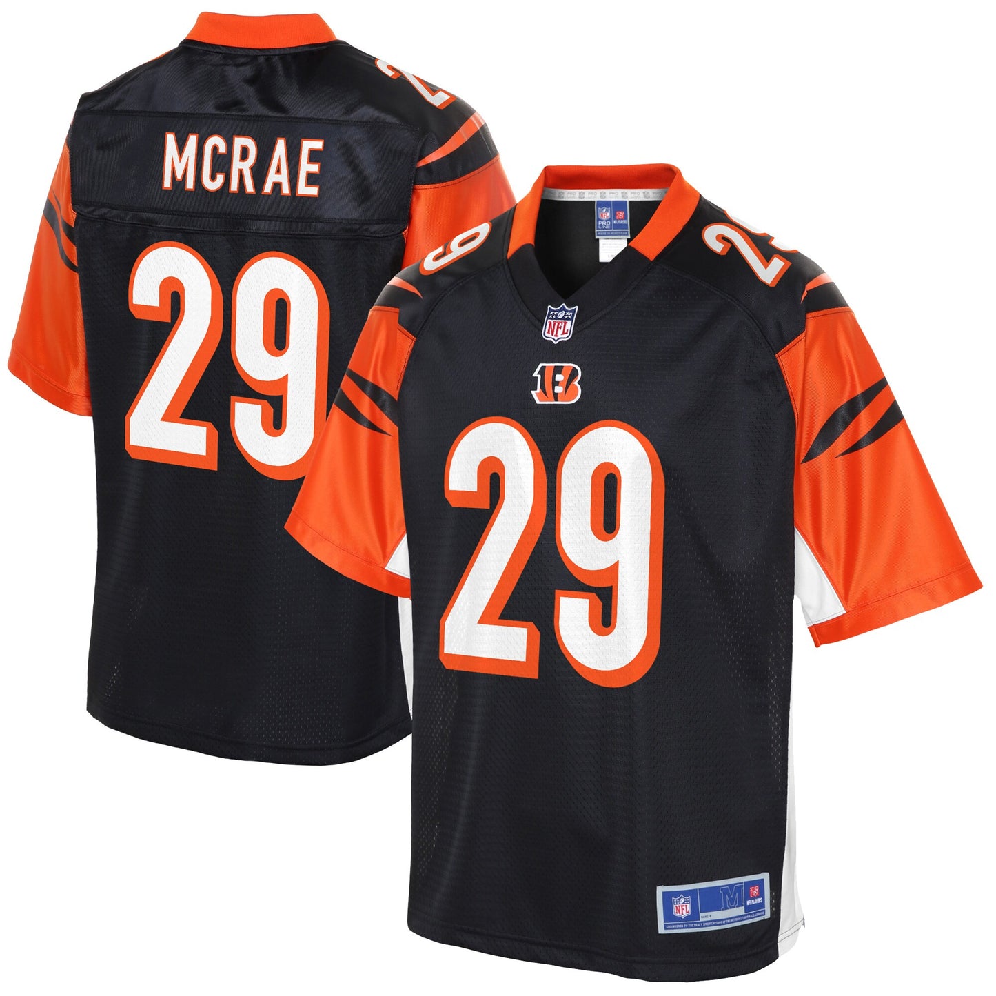 Cincinnati Bengals Tony Mcrae Pro Line Big & Tall Black Football Jersey product image