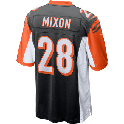 Cincinnati Bengals Joe Mixon Game Black Football Jersey product image