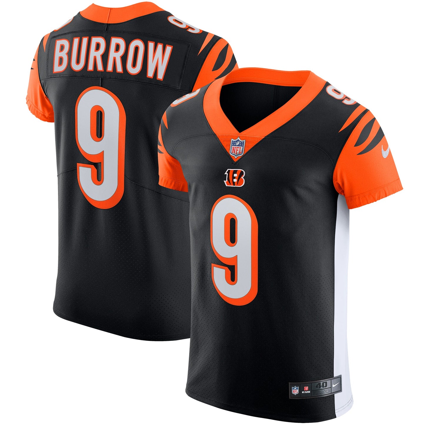 Cincinnati Bengals Joe Burrow Black Football Jersey product image