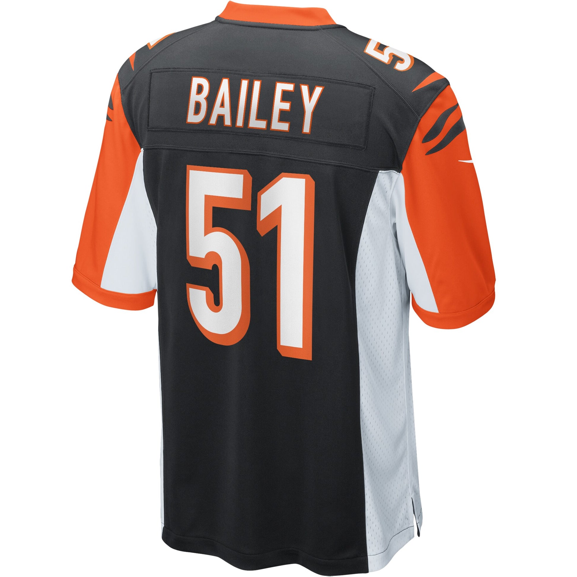 Cincinnati Bengals Markus Bailey Game Black Football Jersey product image