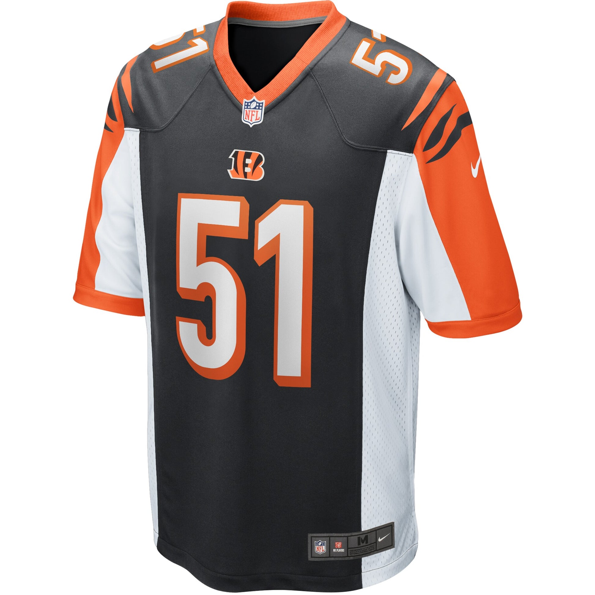 Cincinnati Bengals Markus Bailey Game Black Football Jersey product image