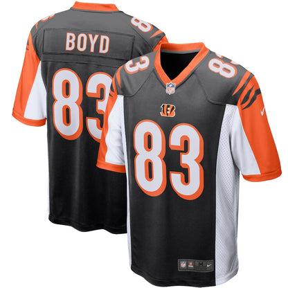 Cincinnati Bengals Tyler Boyd Game Black Football Jersey product image