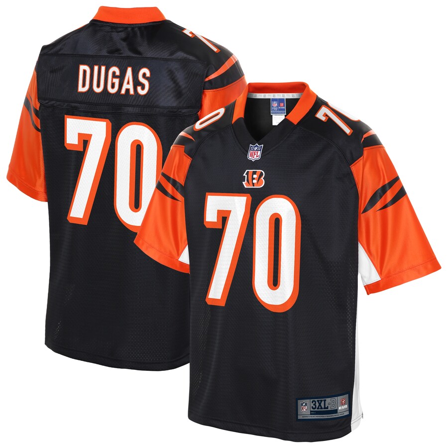 Cincinnati Bengals O'Shea Dugas Pro Line Big & Tall Black Football Jersey product image