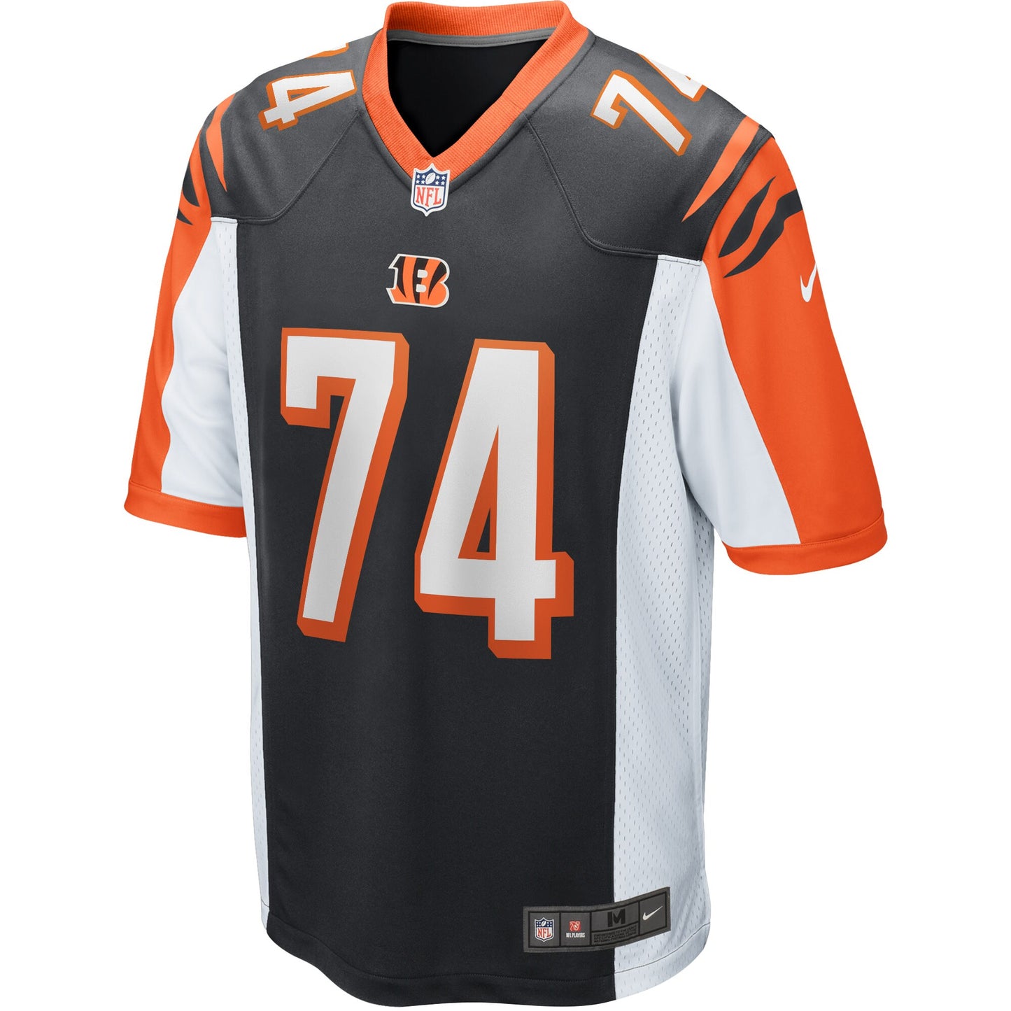 Cincinnati Bengals Fred Johnson Game Black Football Jersey product image