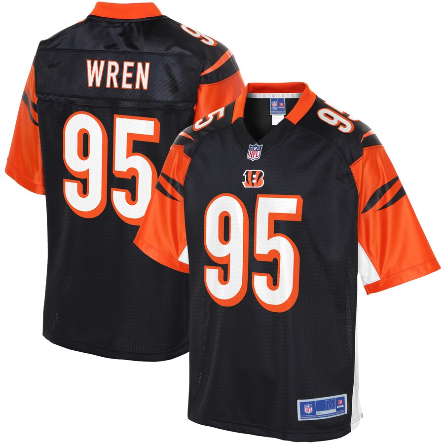 Cincinnati Bengals Renell Wren Pro Line Black Football Jersey product image