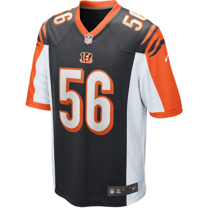 Cincinnati Bengals Josh Bynes Game Black Football Jersey product image
