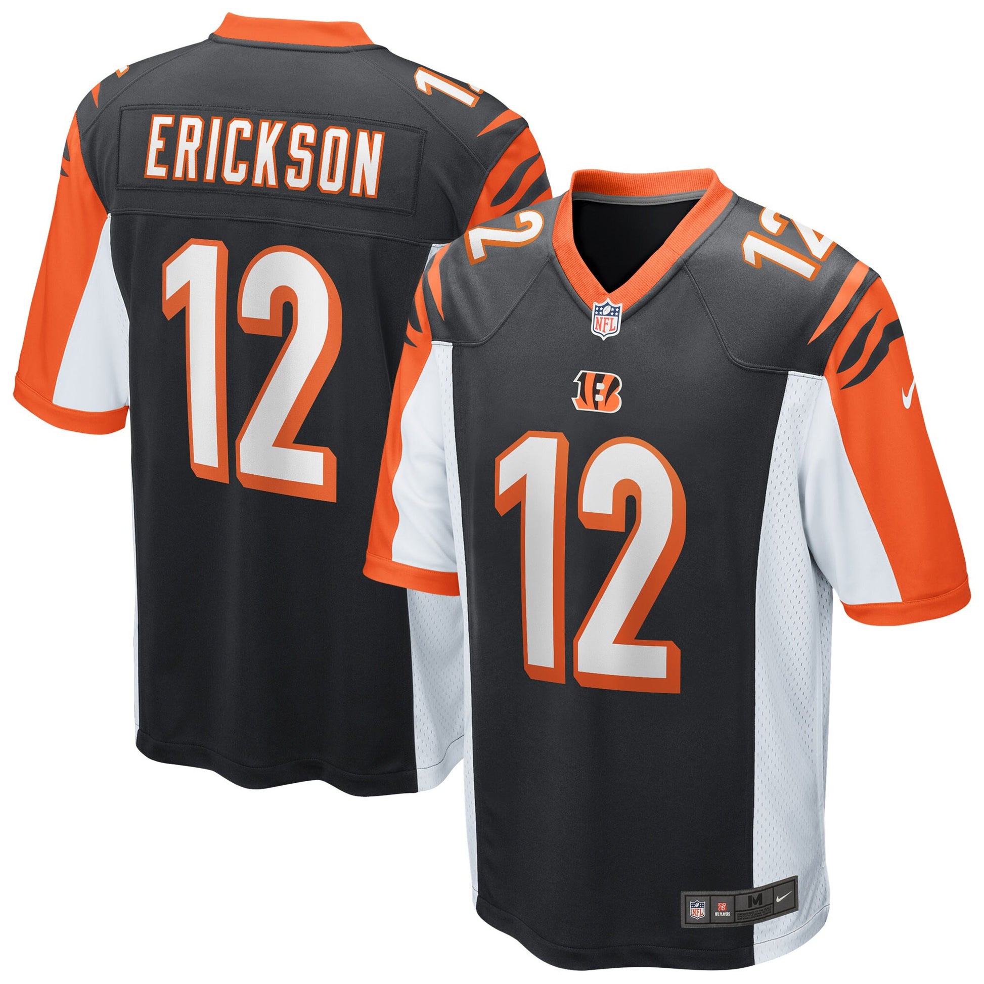 Cincinnati Bengals Alex Erickson Game Black Football Jersey product image