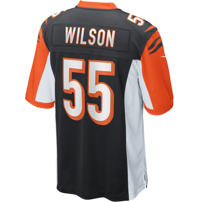 Cincinnati Bengals Logan Wilson Game Black Football Jersey product image