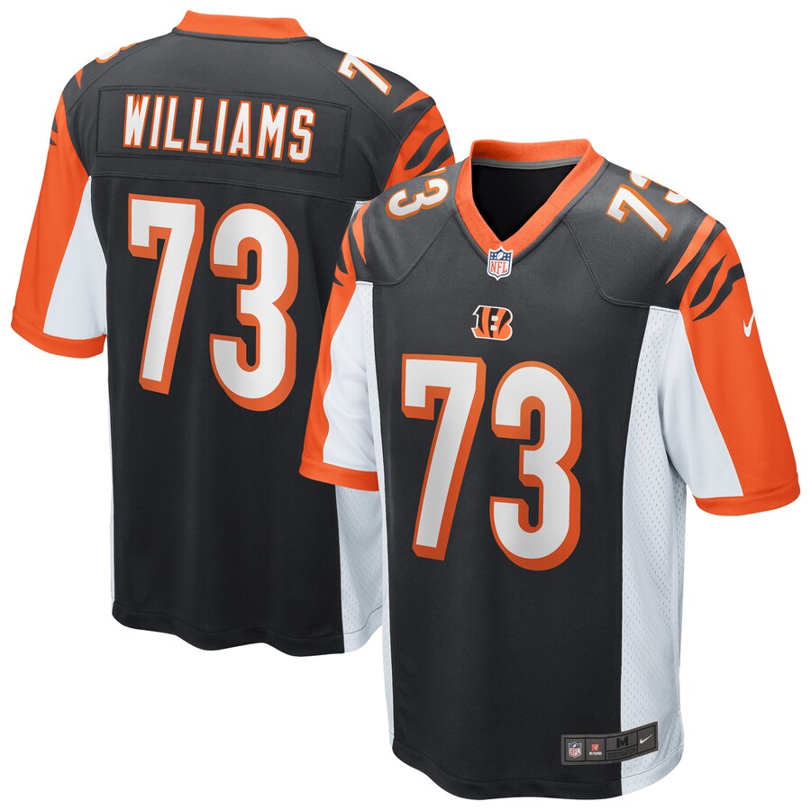 Cincinnati Bengals Jonah Williams Game Black Football Jersey product image