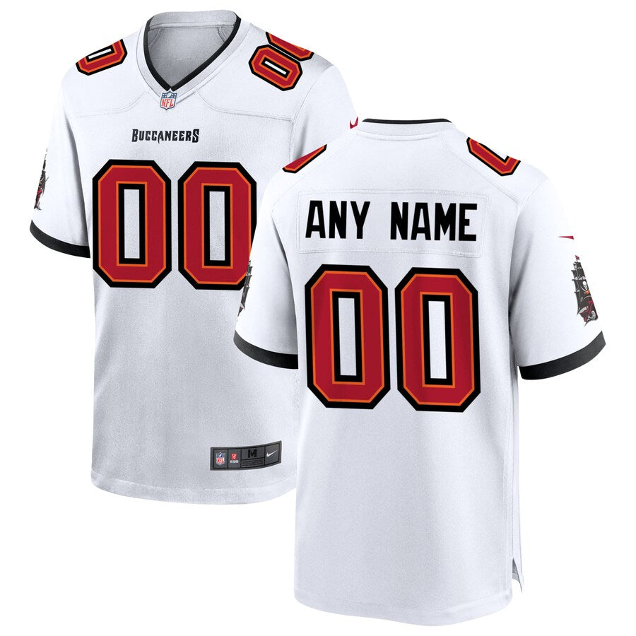 TB White Custom Game Jersey rtj football 1744